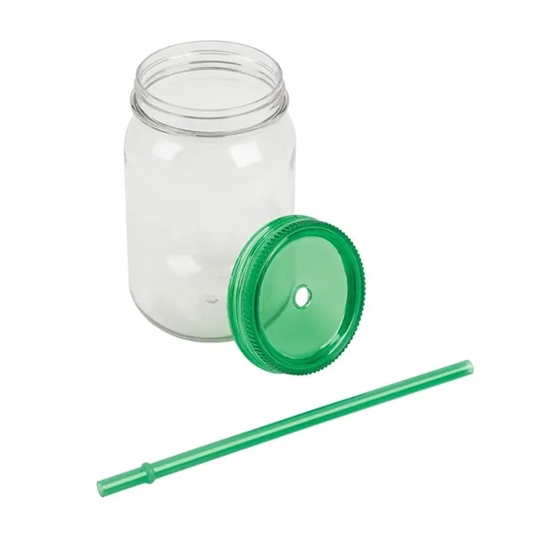 Bootlegger II 27 oz. RPET Mason Jar Tumbler - Bootlegger II 27 oz. RPET Mason Jar Tumbler - Image 18 of 40