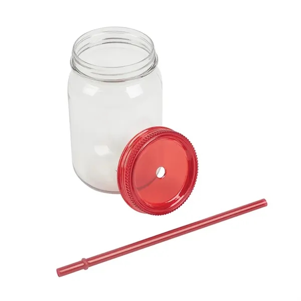 Bootlegger II 27 oz. RPET Mason Jar Tumbler - Bootlegger II 27 oz. RPET Mason Jar Tumbler - Image 30 of 40