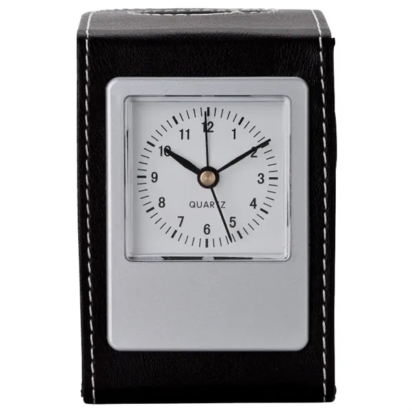 Alba Desk Clock & Pen Cup - Alba Desk Clock & Pen Cup - Image 3 of 3