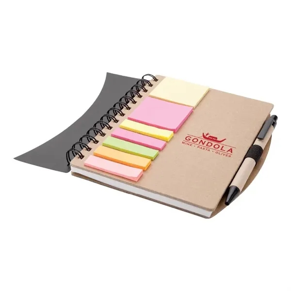 Broome Junior Notebook with Pen, Flags & Sticky Notes - Broome Junior Notebook with Pen, Flags & Sticky Notes - Image 1 of 10