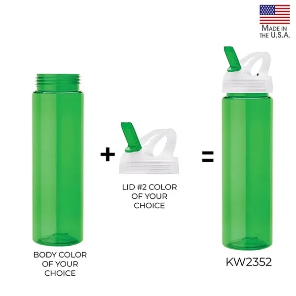Newport 25 oz. PET Bottle with Flip Spout - Newport 25 oz. PET Bottle with Flip Spout - Image 7 of 7