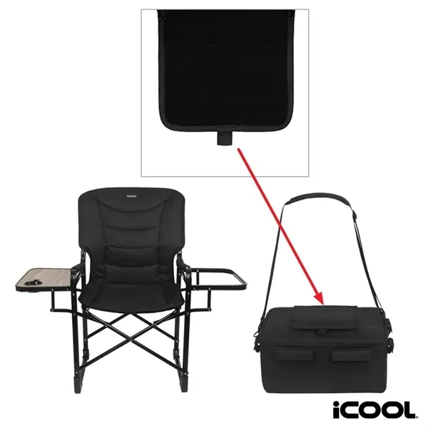 iCOOL Twin Peaks Deluxe Camping Chair With 18-Can Cooler - iCOOL Twin Peaks Deluxe Camping Chair With 18-Can Cooler - Image 12 of 22