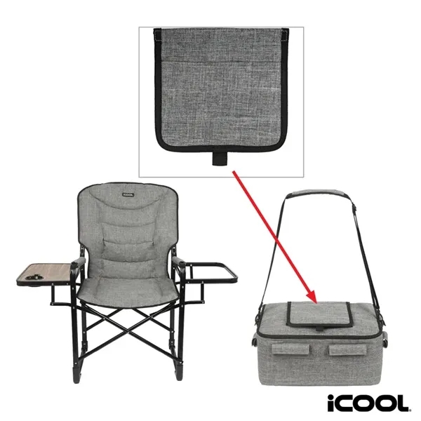 iCOOL Twin Peaks Deluxe Camping Chair With 18-Can Cooler - iCOOL Twin Peaks Deluxe Camping Chair With 18-Can Cooler - Image 13 of 22