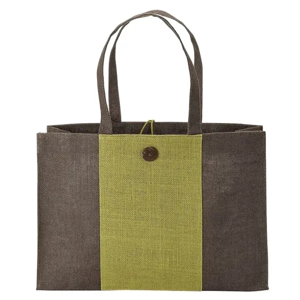 Charlotte Natural Jute Tote - Charlotte Natural Jute Tote - Image 1 of 5