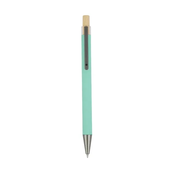 Arundi Recycled Aluminum Pen With Bamboo Plunger - Arundi Recycled Aluminum Pen With Bamboo Plunger - Image 2 of 40