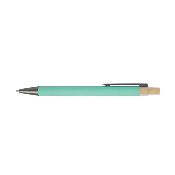 Arundi Recycled Aluminum Pen With Bamboo Plunger - Arundi Recycled Aluminum Pen With Bamboo Plunger - Image 4 of 40