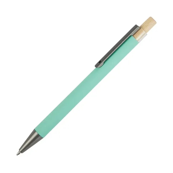 Arundi Recycled Aluminum Pen With Bamboo Plunger - Arundi Recycled Aluminum Pen With Bamboo Plunger - Image 6 of 40