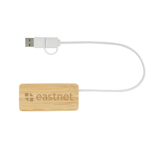 Douglas Bamboo Dual USB Hub - Douglas Bamboo Dual USB Hub - Image 4 of 7