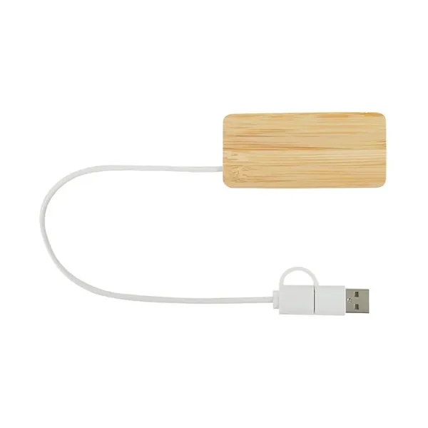 Douglas Bamboo Dual USB Hub - Douglas Bamboo Dual USB Hub - Image 7 of 7