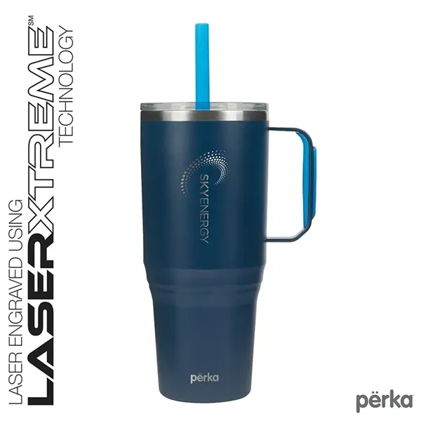 Perka® Portofino 36 oz. Double Wall Recycled Stainless St... - Perka® Portofino 36 oz. Double Wall Recycled Stainless St... - Image 25 of 44