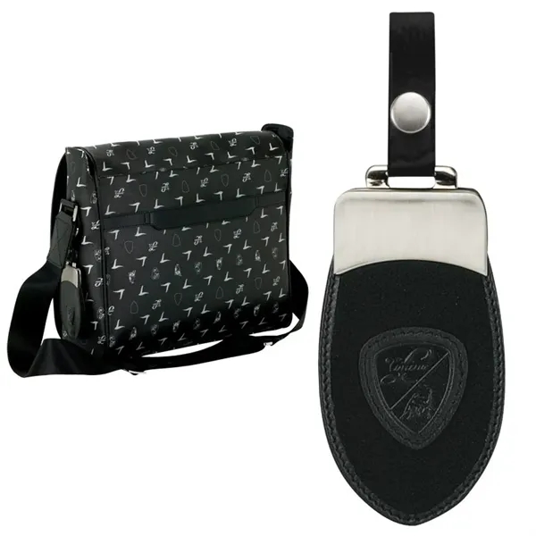 Black Lamborghini Shoulder Bag - Black Lamborghini Shoulder Bag - Image 4 of 4