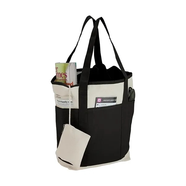 Myrtle Natural Canvas Tote - Myrtle Natural Canvas Tote - Image 3 of 9