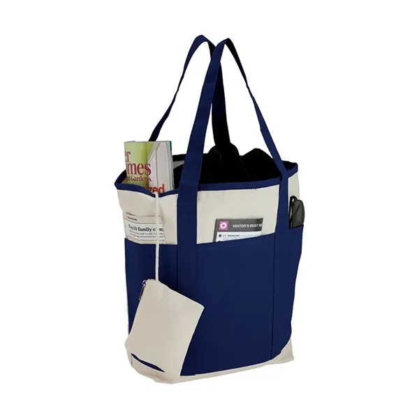 Myrtle Natural Canvas Tote - Myrtle Natural Canvas Tote - Image 7 of 9