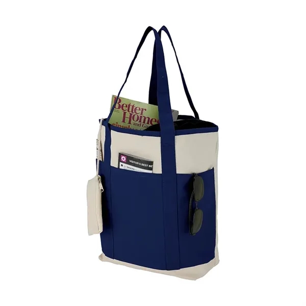 Myrtle Natural Canvas Tote - Myrtle Natural Canvas Tote - Image 8 of 9