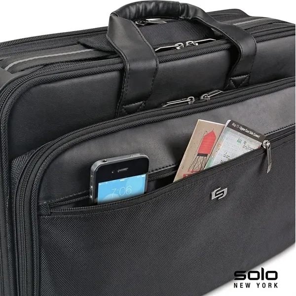 Solo New York Paramount Retractable Strap Briefcase - Solo New York Paramount Retractable Strap Briefcase - Image 7 of 10