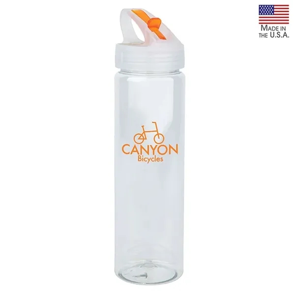 NEWPORT II 25 oz. PET Bottle with Flip Spout - NEWPORT II 25 oz. PET Bottle with Flip Spout - Image 19 of 21