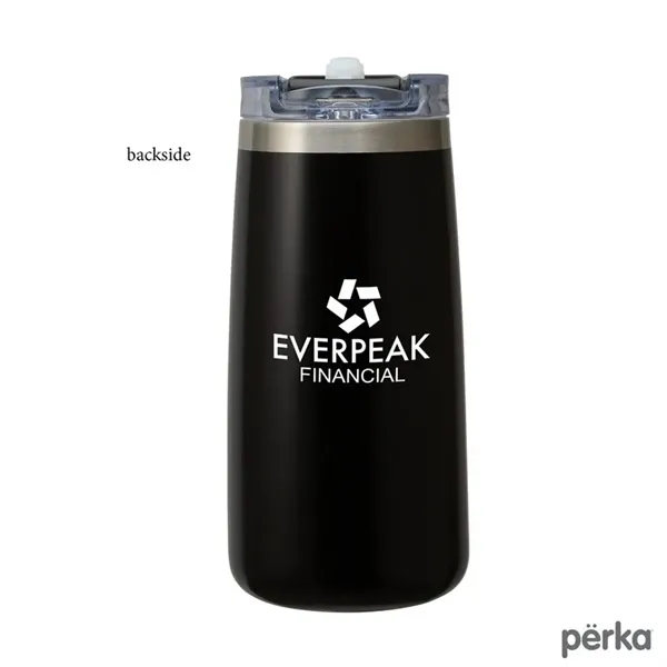 Perka® Erie 16 oz. Double Wall Stainless Steel Tumbler - Perka® Erie 16 oz. Double Wall Stainless Steel Tumbler - Image 2 of 36