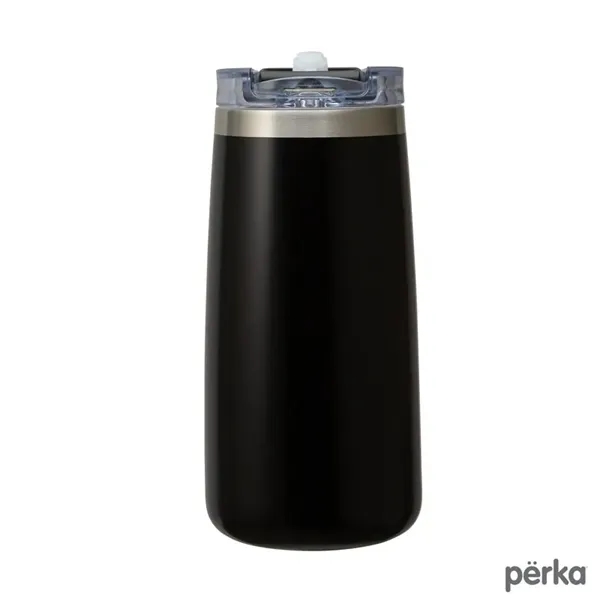 Perka® Erie 16 oz. Double Wall Stainless Steel Tumbler - Perka® Erie 16 oz. Double Wall Stainless Steel Tumbler - Image 12 of 36