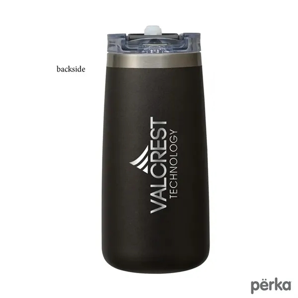 Perka® Erie 16 oz. Double Wall Stainless Steel Tumbler - Perka® Erie 16 oz. Double Wall Stainless Steel Tumbler - Image 13 of 36