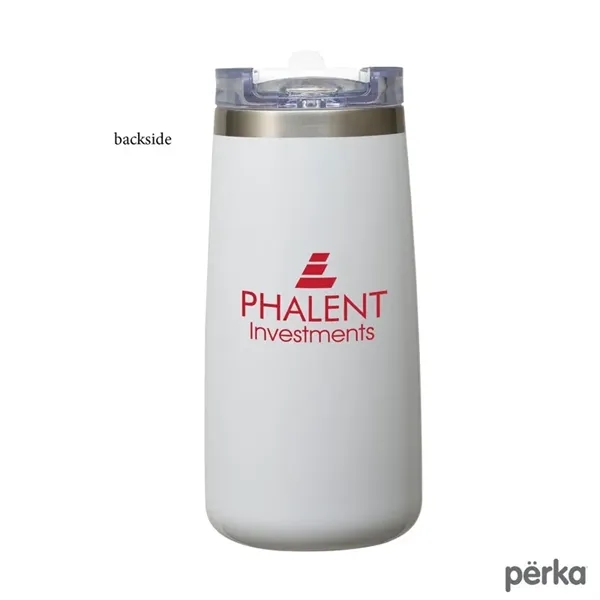 Perka® Erie 16 oz. Double Wall Stainless Steel Tumbler - Perka® Erie 16 oz. Double Wall Stainless Steel Tumbler - Image 29 of 36