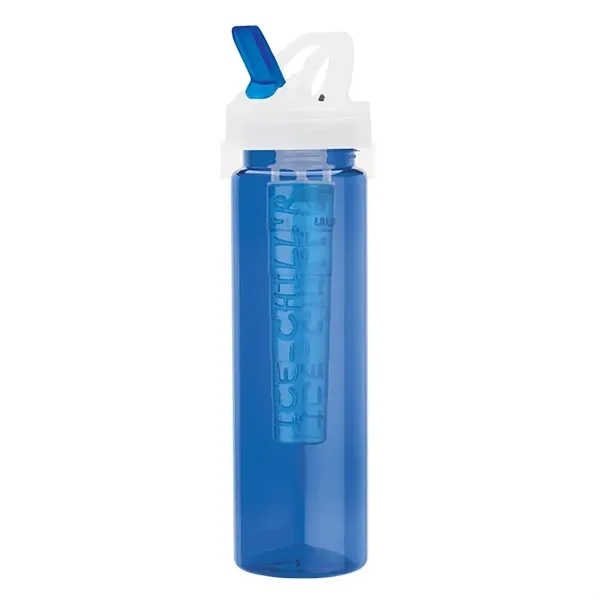 Newport 25 oz. PET Bottle with Flip Spout & Ice Stick - Newport 25 oz. PET Bottle with Flip Spout & Ice Stick - Image 4 of 7