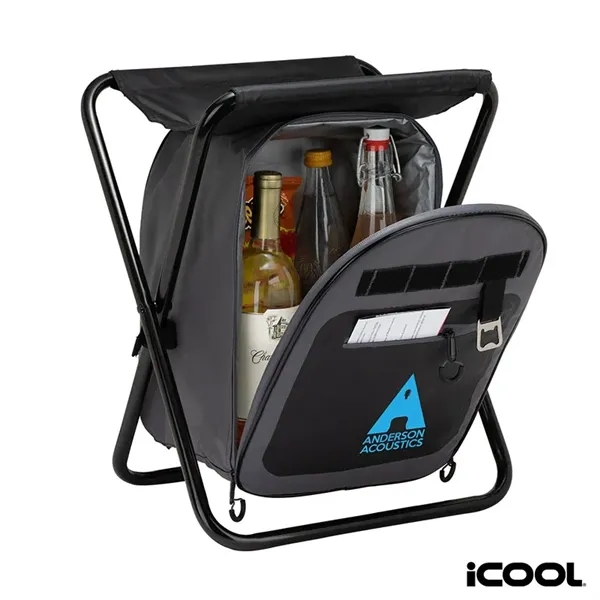 iCOOL® Cape Town 20-Can Capacity Backpack Cooler Chair - iCOOL® Cape Town 20-Can Capacity Backpack Cooler Chair - Image 3 of 11