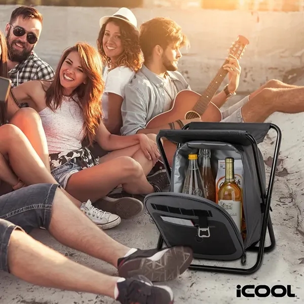 iCOOL® Cape Town 20-Can Capacity Backpack Cooler Chair - iCOOL® Cape Town 20-Can Capacity Backpack Cooler Chair - Image 10 of 11