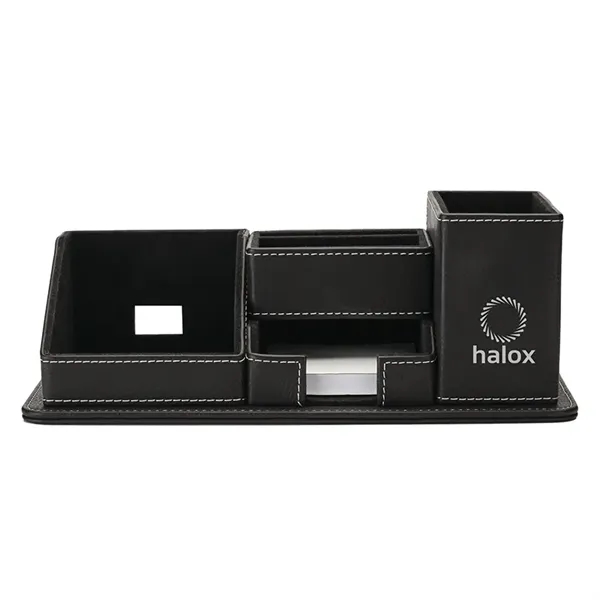 Oxford Desk Organizer w/Phone Holder - Oxford Desk Organizer w/Phone Holder - Image 2 of 6