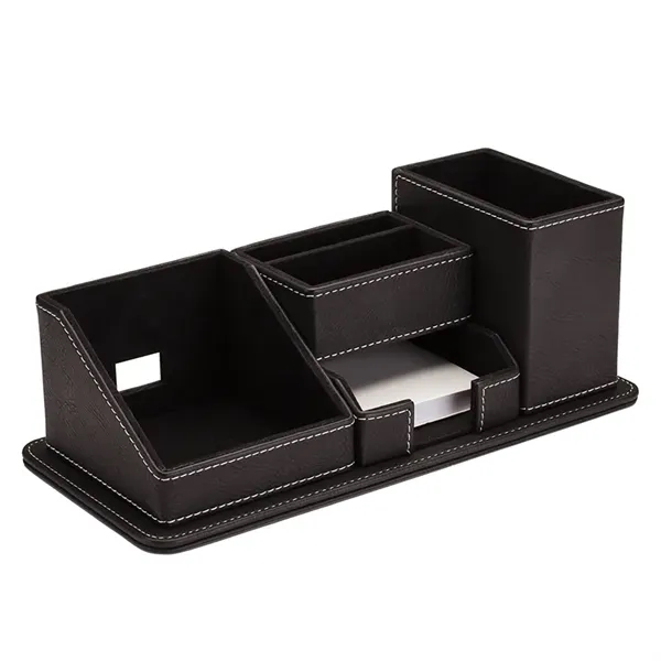Oxford Desk Organizer w/Phone Holder - Oxford Desk Organizer w/Phone Holder - Image 4 of 6