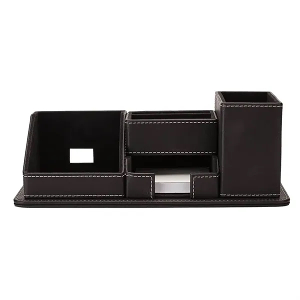 Oxford Desk Organizer w/Phone Holder - Oxford Desk Organizer w/Phone Holder - Image 6 of 6