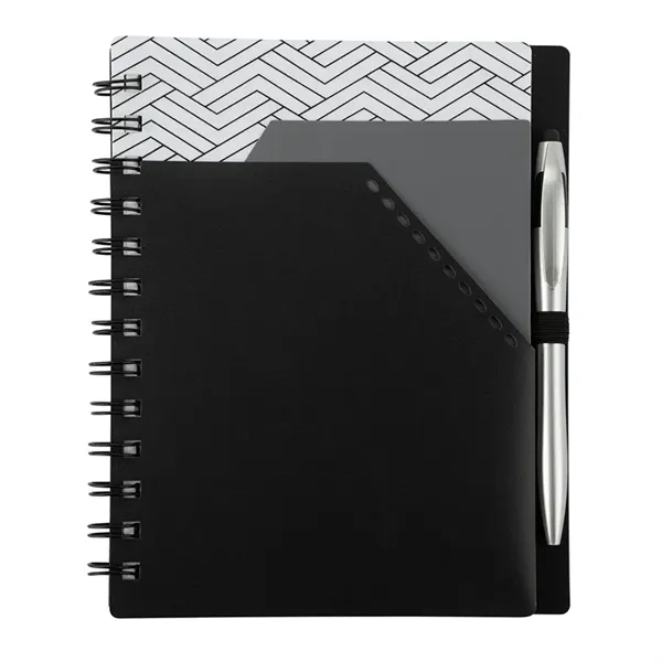 Trapezoid Junior Notebook w/ Stylus Pen - Trapezoid Junior Notebook w/ Stylus Pen - Image 4 of 12