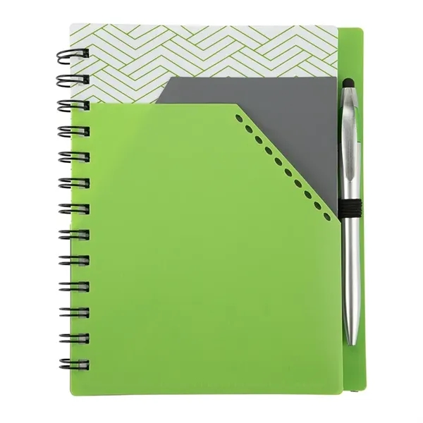 Trapezoid Junior Notebook w/ Stylus Pen - Trapezoid Junior Notebook w/ Stylus Pen - Image 8 of 12