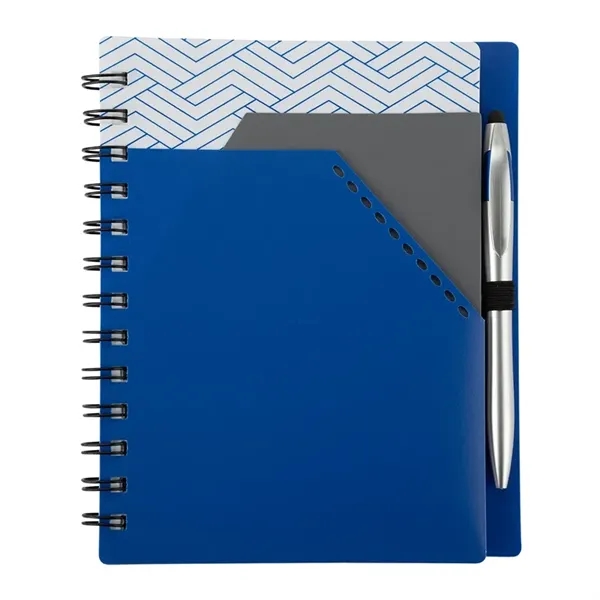 Trapezoid Junior Notebook w/ Stylus Pen - Trapezoid Junior Notebook w/ Stylus Pen - Image 10 of 12