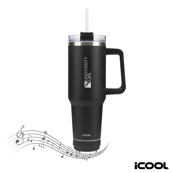 Custom iCOOL® Borrego 40 oz. Double Wall, Stainless Steel Travel...
