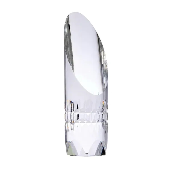 Custom Alphard Slanted Crystal Trophy