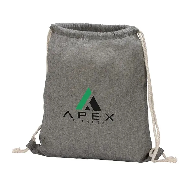 Huron Recycled Cotton Drawstring Tote - Huron Recycled Cotton Drawstring Tote - Image 9 of 11