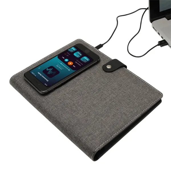 Navigate Notebook w/ Wireless Phone Charger - Navigate Notebook w/ Wireless Phone Charger - Image 6 of 7