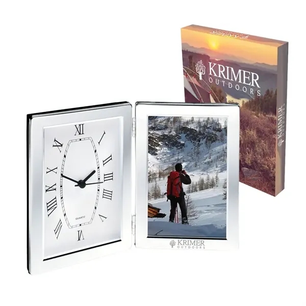 Jadis I Desk Clock & Photo Frame - Jadis I Desk Clock & Photo Frame - Image 1 of 4
