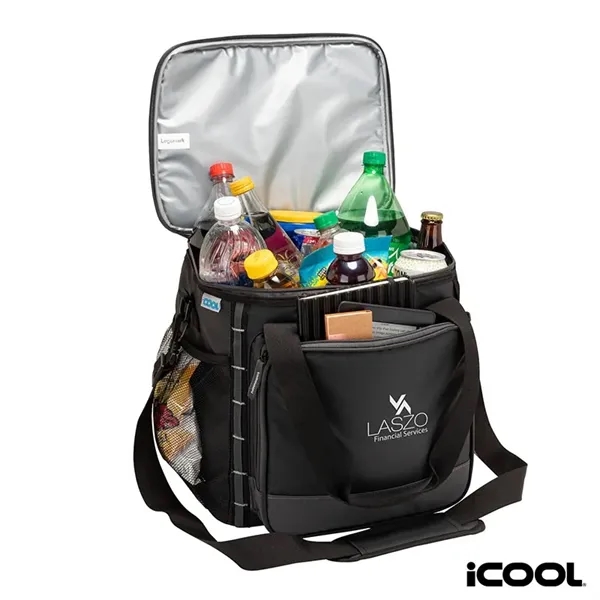 iCOOL® Denver 24-Can Cooler Bag - iCOOL® Denver 24-Can Cooler Bag - Image 6 of 8