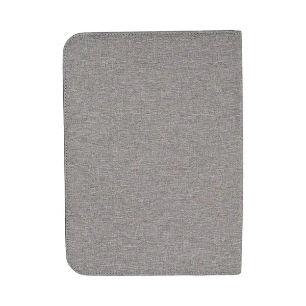 Sterling RPET Zippered Letter Size Padfolio - Sterling RPET Zippered Letter Size Padfolio - Image 6 of 7
