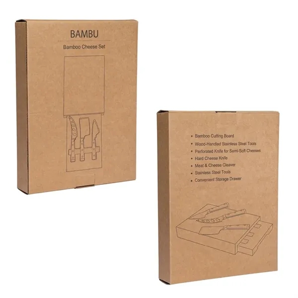 Bambu Bamboo Cheese Set - Bambu Bamboo Cheese Set - Image 3 of 4