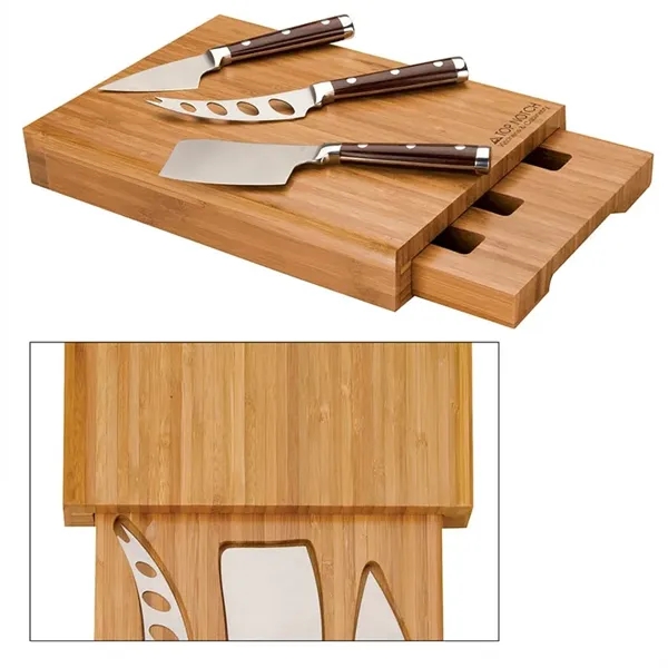 Bambu Bamboo Cheese Set - Bambu Bamboo Cheese Set - Image 4 of 4