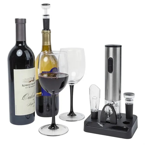 Carignan 6-Piece Electric Wine Set - Carignan 6-Piece Electric Wine Set - Image 4 of 6
