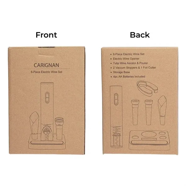 Carignan 6-Piece Electric Wine Set - Carignan 6-Piece Electric Wine Set - Image 5 of 6