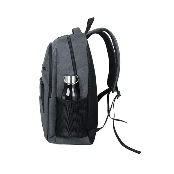 Spencer RPET Laptop Backpack - Spencer RPET Laptop Backpack - Image 3 of 6