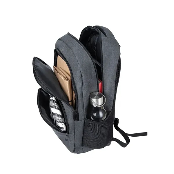 Spencer RPET Laptop Backpack - Spencer RPET Laptop Backpack - Image 4 of 6