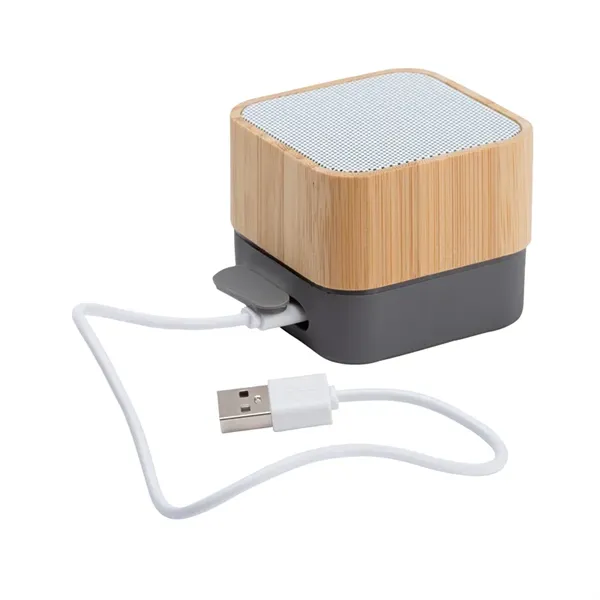 Cadence Bamboo Wireless Light-Up Speaker - Cadence Bamboo Wireless Light-Up Speaker - Image 3 of 6