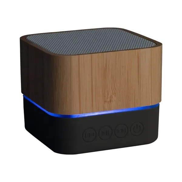 Cadence Bamboo Wireless Light-Up Speaker - Cadence Bamboo Wireless Light-Up Speaker - Image 4 of 6