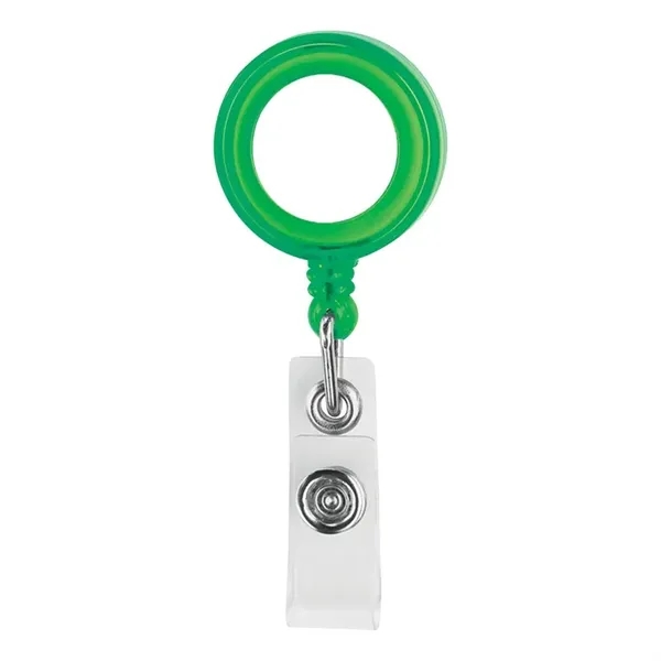 Delfino Badge Holder with Crocodile Clip - Delfino Badge Holder with Crocodile Clip - Image 5 of 12