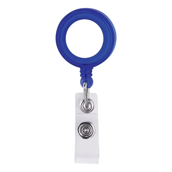 Delfino Badge Holder with Crocodile Clip - Delfino Badge Holder with Crocodile Clip - Image 8 of 12